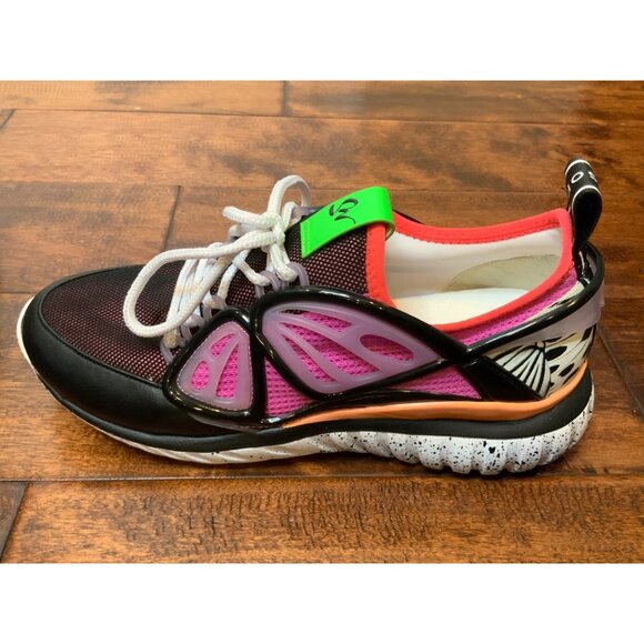 Sophia Webster Fly-By Knit Butterfly Low-Top Sneakers $275, Size 7 | 37 - Picture 2 of 10